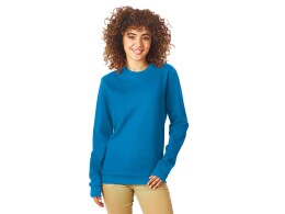 US Basic Свитшот "Motion" унисекс с начесом, голубой