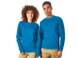 US Basic Свитшот "Motion" унисекс с начесом, голубой