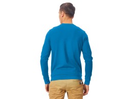 US Basic Свитшот "Motion" унисекс с начесом, голубой