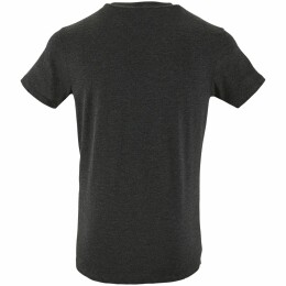 CoolColor Футболка приталенная Old Patents. Knife, черный меланж