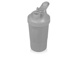 - Шейкер для спортивного питания «Level Up», серый