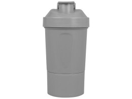 - Шейкер для спортивного питания «Level Up», серый