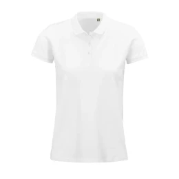 Textile Поло женское "PLANET WOMEN", белый, XS, 100% органический хлопок, 170 г/м2