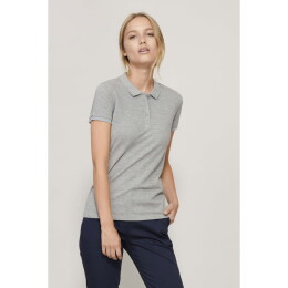 Textile Поло женское "PLANET WOMEN", белый, XS, 100% органический хлопок, 170 г/м2
