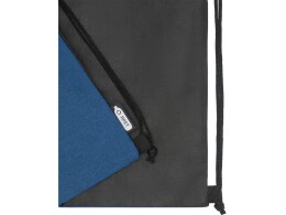 - Рюкзак со шнурком Ross из переработанного ПЭТ, heather navy