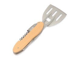 Tour de Grass BBQ мультитул Blade 5в1 с деревянными ручками, в чехле