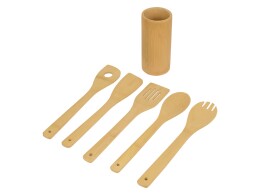 Eat & Bite Набор кухонных принадлежностей из бамбука 6в1 «Bestie»