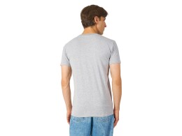 US Basic Футболка HD Fit короткий рукав с эластаном, мужская, серый меланж