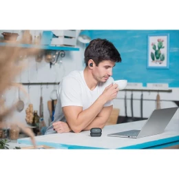 Rusgifts Беспроводные наушники ACCESSTYLE DENIM TWS, синие