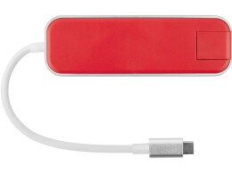 Rombica Хаб USB Rombica Type-C Chronos Red