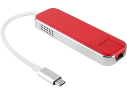 Rombica Хаб USB Rombica Type-C Chronos Red