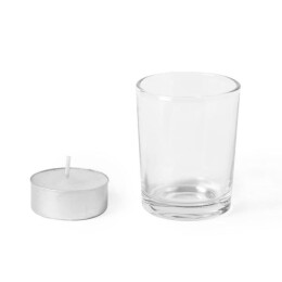Happy gifts Свеча PERSY ароматизированная (ваниль), 6,3х5см,воск, стекло