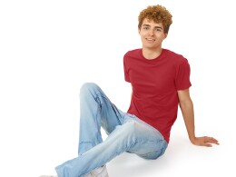 US Basic Футболка "Heavy Super Club" мужская, брусничный