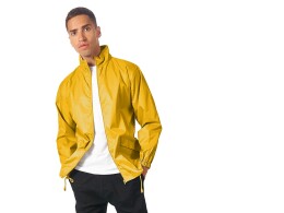 US Basic Ветровка "Miami" мужская с чехлом, золотисто-желтый