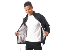 US Basic Ветровка "Miami" мужская с чехлом, черный