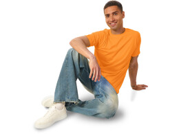 US Basic Футболка "Super club" мужская, оранжевый