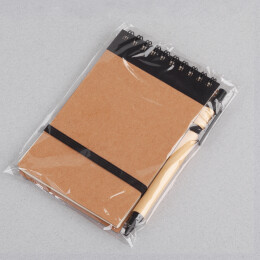 mid-oceangift Блокнот с ручкой "Papyrus" черный
