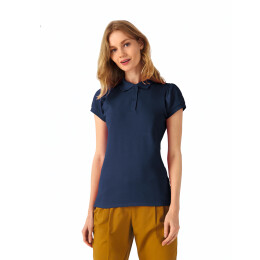 B&C Поло женское Heavymill/women темно-синий M