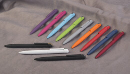 Chili Ручка шариковая "Jupiter", покрытие soft touch бордовый с золотом