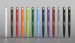 Chili Ручка шариковая "Jupiter", покрытие soft touch черный с золотом