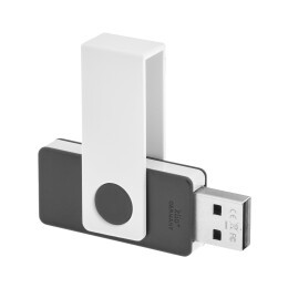 Klio-Eterna Флеш-карта TWISTA, 16Гб антрацит/белый