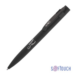 Chili Ручка шариковая "Lip", покрытие soft touch черный