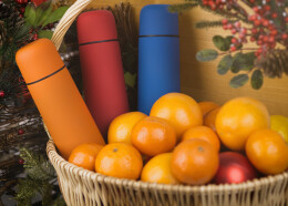 SOFTOUCH Термос "Крит" 500 мл, покрытие soft touch синий