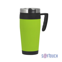 SOFTOUCH Термокружка "Австралия", покрытие soft touch, 400 мл зеленое яблоко