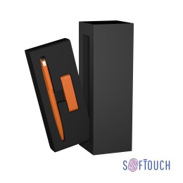 Chili Набор ручка + флеш-карта 8 Гб в футляре, покрытие soft touch оранжевый