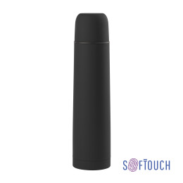 SOFTOUCH Термос "Родос", покрытие soft touch, 1 л. черный
