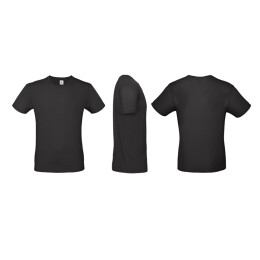 B&C Футболка E150 черный XXL