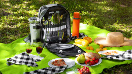 mid-oceangift Набор для пикника "Дания" на 4 персоны с холодильным отделением