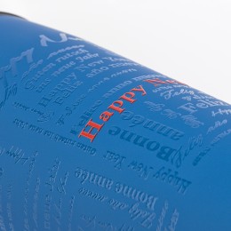 mid-oceangift Термостакан "Европа" с UF печатью по окружности "Happy New Year", покрытие soft touch
