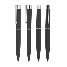 CPen Ручка шариковая "Alice", покрытие soft touch черный