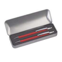 CPen Набор "Ray" (ручка+карандаш), покрытие soft touch красный