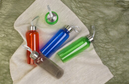 mid-oceangift Бутылка для воды "H2O" 500 мл синий