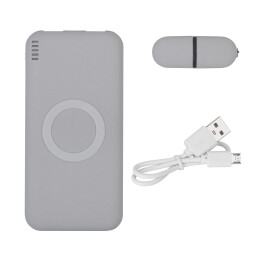 POWERFOLIO Набор "Камень" на 2 предмета, 8000 mAh /16Gb, с покрытием soft grip