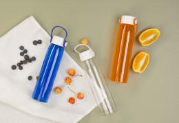 mid-oceangift Бутылка для воды "Aqua", 550 мл оранжевый