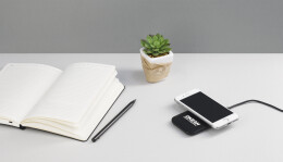 mid-oceangift Настольное беспроводное зарядное устройство "Moonlight" c подсветкой логотипа