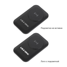 mid-oceangift Настольное беспроводное зарядное устройство "Moonlight" c подсветкой логотипа