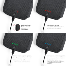 POWERFOLIO Дорожный органайзер с УФ-стерилизатором