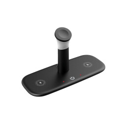 mid-oceangift Настольная беспроводная (15W) зарядная станция "Bridge" для часов, наушников, смартфонов, с лампой