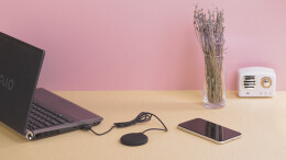 mid-oceangift Магнитное беспроводное (15W) зарядное устройство "Magic SOFTTOUCH", покрытие soft touch