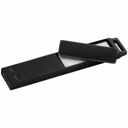 Indivo Флешка markBright Black с синей подсветкой, 32 Гб