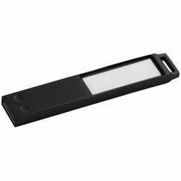 Indivo Флешка markBright Black с синей подсветкой, 32 Гб