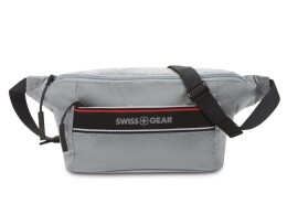 Swissgear Сумка на пояс SWISSGEAR, светло-серая, полиэстер с плетением рип-стоп, 38 x 5 x 15 см