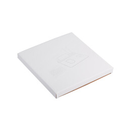 POWERFOLIO Настольная подставка с беспроводным зарядным устройством, переработанная кожа/бамбук