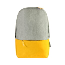 Разное Рюкзак "Beam", серый/желтый, 44х30х10 см, ткань верха: 100% полиамид, подкладка: 100% полиэстер