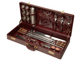 Разное Набор подарочный, 041-6м/0,5 серебро, темно-бордовый