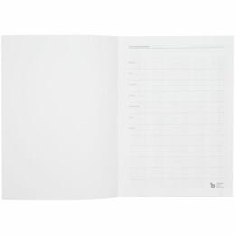 Контекст Ежедневник Latte Maxi, недатированный, черный